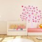 Kids tree vinyl wall decal with 10 penelope birds and JULIANNE flowers