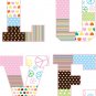 Kids initial monogram LOVE patchwork letters vinyl wall decal