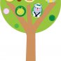 Kids round circle tree vinyl wall decal bunny Elephant with Carter's Forest Friends
