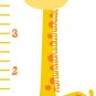 kids vinyl wall decal Toby the giraffe growth Chart great for nursery or kids room