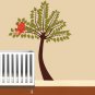 Kids tree with monkey leaning over branch removable vinyl wall decal cute for any kids room