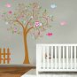 NEW LOOK Kids swirl tree vinyl wall decal with birds
