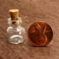 5pcs 18x15mm Clear Glass Tiny Bottle Vials with Free Eyehooks