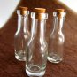 5pcs 58x18mm Small Wine/Soda Glass Bottles with Corks