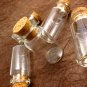 5pcs 42x20mm Clear Glass Tiny Bottle Vials with Free Eyehooks