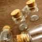 5pcs 30x20mm Clear Glass Tiny Bottle Vials with Free Eyehooks