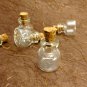 5pcs 18x15mm Clear Glass Tiny Bottle Vials with Free Eyehooks