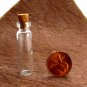 10pcs 40x11mm Clear Glass Tiny Bottle Vials with Free Eyehooks