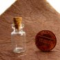 10pcs 24x12mm Clear Glass Tiny Bottle Vials with Free Eyehooks