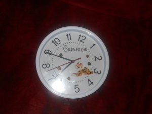 The animal theme designer clock