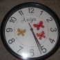 The Basic Butterfly designer clock