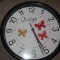 The Basic Butterfly designer clock