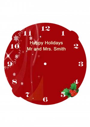 The Happy Holidays Clock