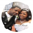 The photo wedding clock