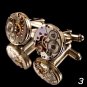 Extravagant Steampunk SWISS cufflinks rectangular watch mechanism - SALE
