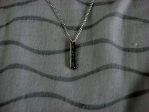 Silver "Cure" necklace