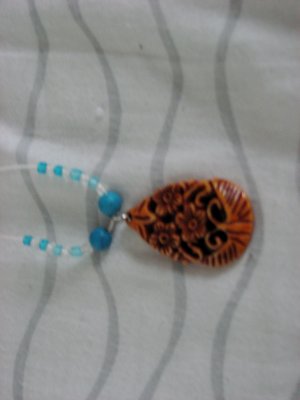 Carved Bone Necklace