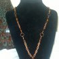 Copper colored handmade necklace