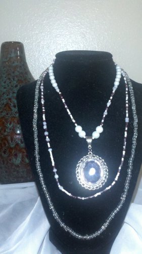 Handcrafted bead necklace