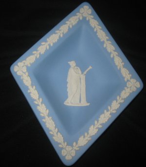 Wedgwood Jasperware Diamond Tray/original box.