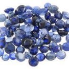 4 BLUE SAPPHIRE ROUND CUT GEMSTONES 1-2mm - FREE SHIPPING