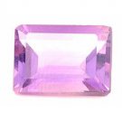LAVENDER AMETHYST EMERALD CUT GEMSTONE 6x4mm - FREE SHIPPING