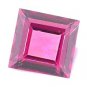AFRICAN RHODOLITE GARNET SQUARE CUT GEMSTONE 3mm - FREE SHIPPING