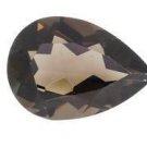 SMOKEY QUARTZ PEAR SHAPE GEMSTONE 16x12mm - FREE SHIPPING