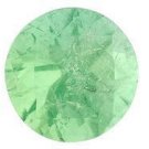 EMERALD ROUND CUT GEMSTONE 3mm - FREE SHIPPING
