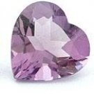 AMETHYST HEART CUT GEMSTONE 5mm - FREE SHIPPING