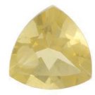 MEXICAN FIRE OPAL GOLDEN YELLOW TRILLION CUT GEMSTONE 3mm - FREE SHIPPING