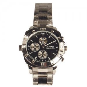 Watch Hidden Surveillance Camera with Built-in DVR & Audio