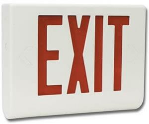 Exit Sign Hidden Surveillance Camera with Built-In DVR