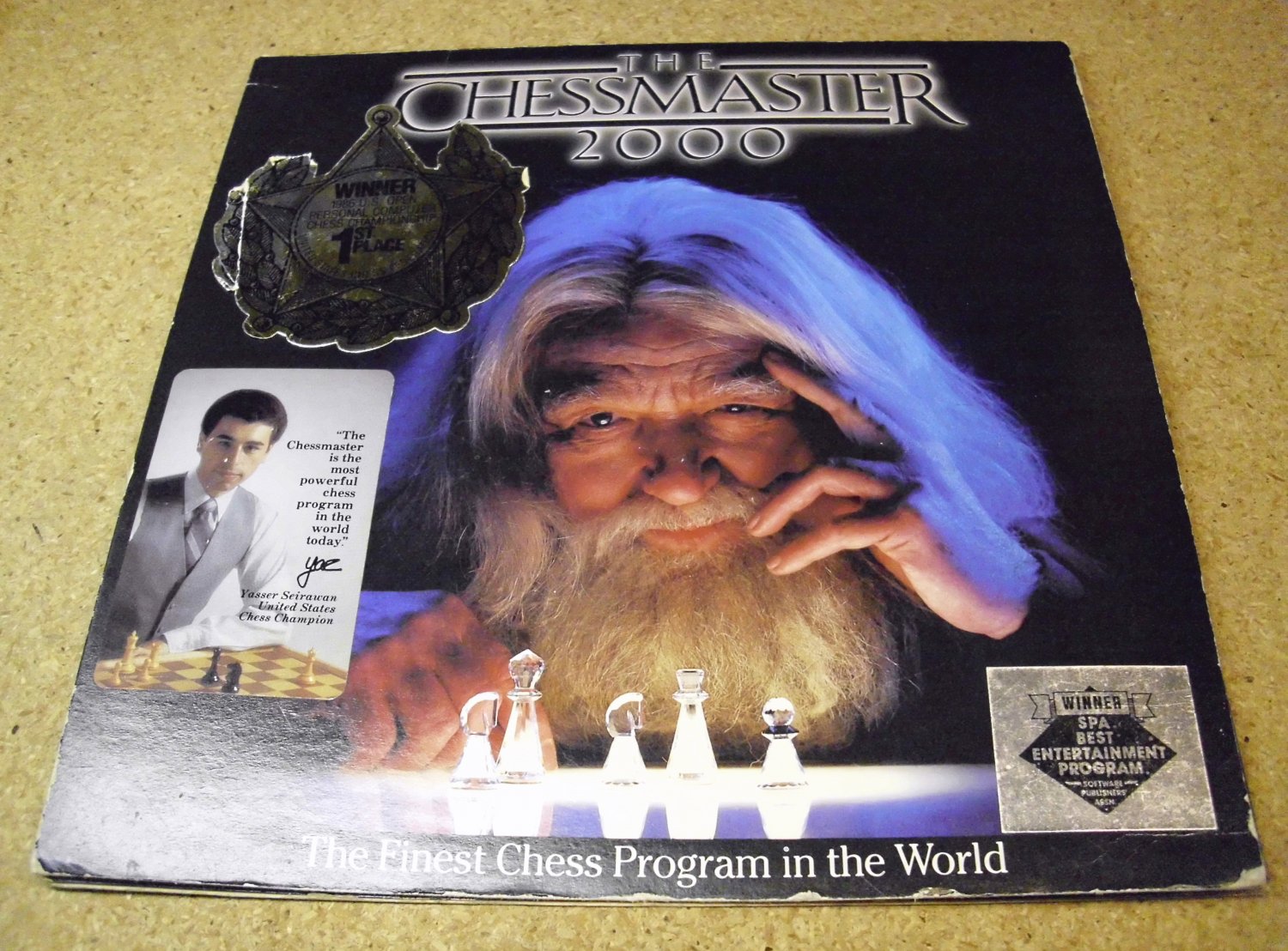 IBM The Chessmaster 2000 5.25 Floppy PC Computer Game Box Manual