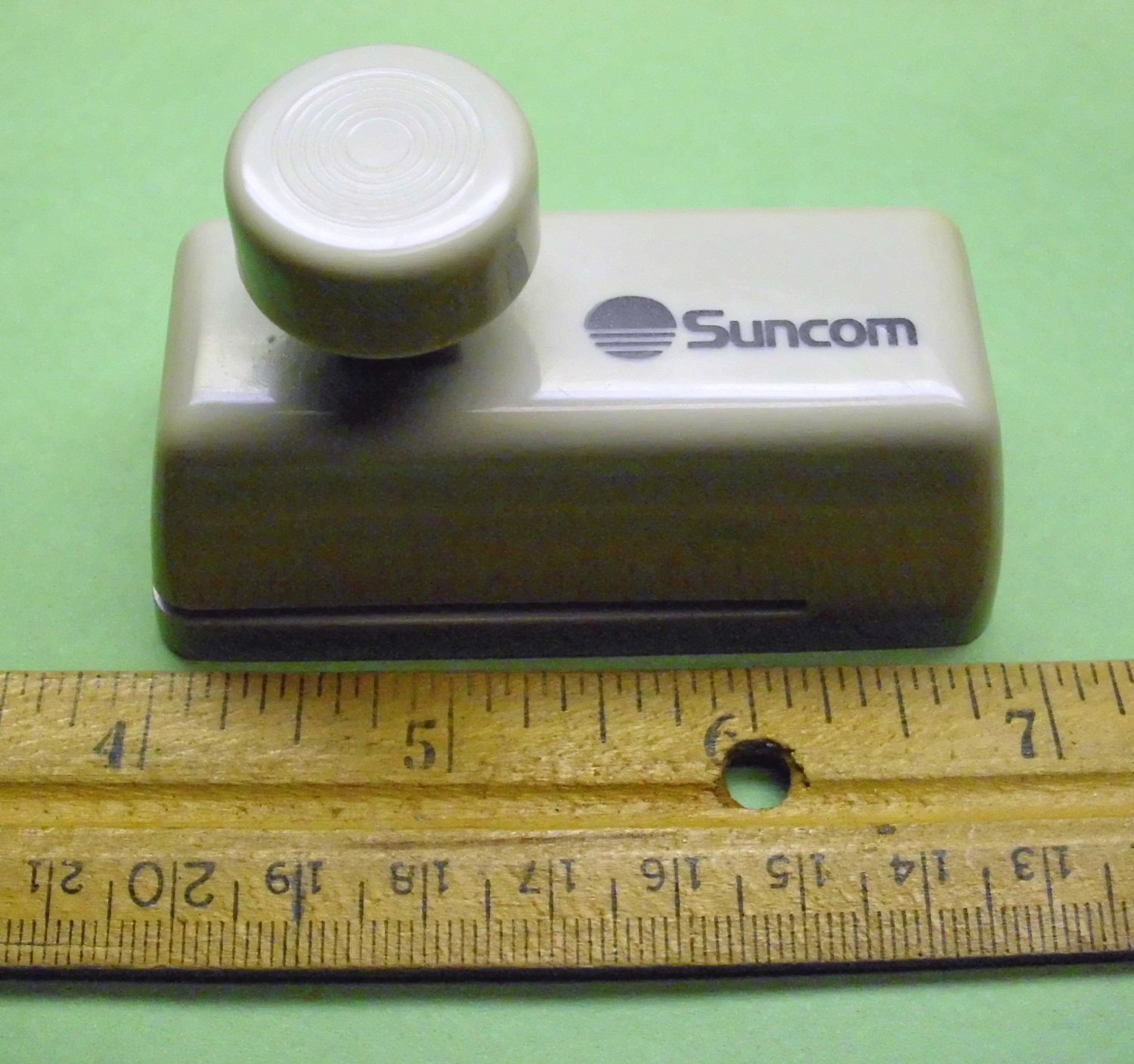 Floppy disk, disk notcher, for 5 and 1/4 inch floppy disks, by