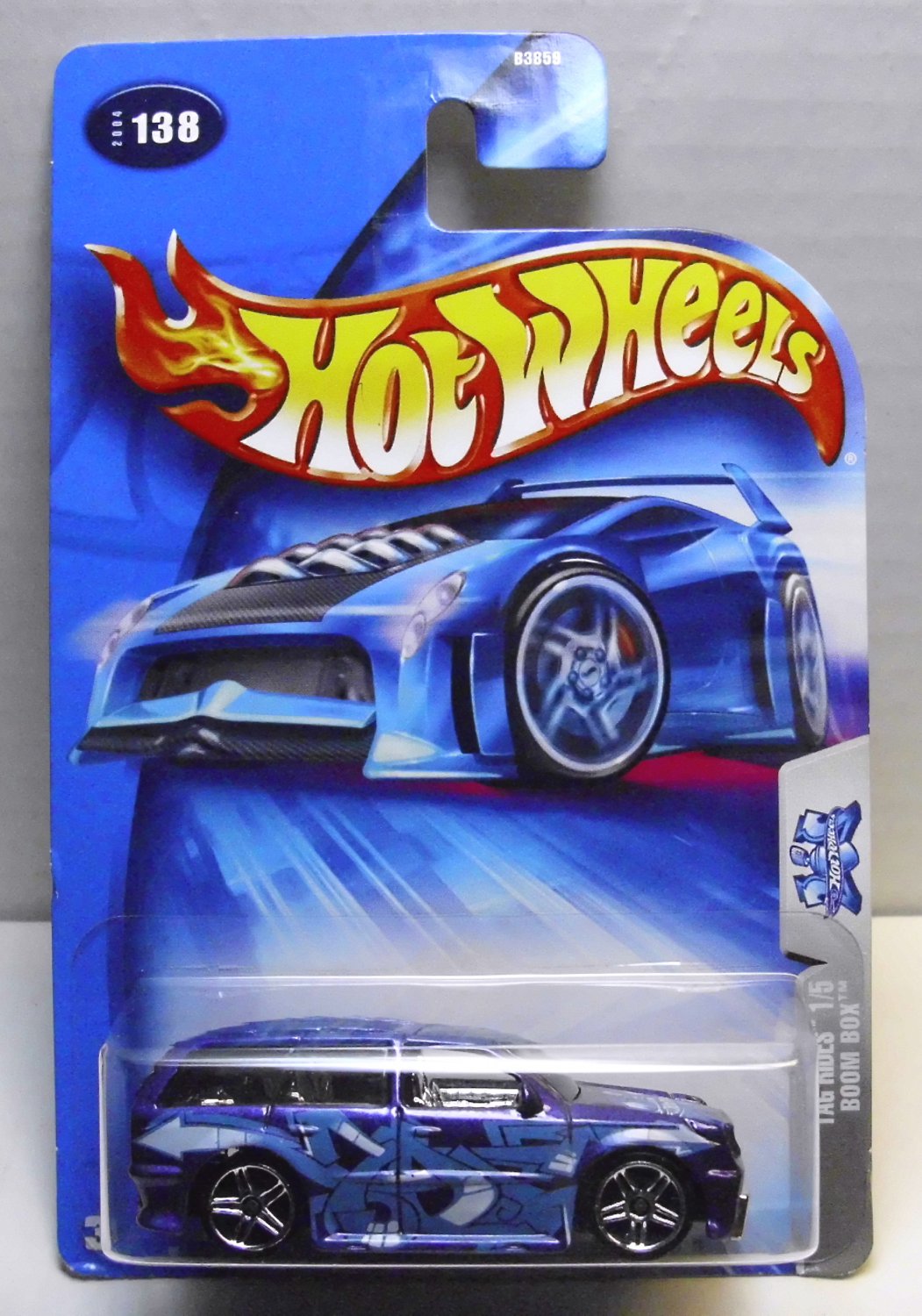 Boom Box, Hot Wheels, 2004, Tag Rides Series 1 of 5 Purple with blue ...