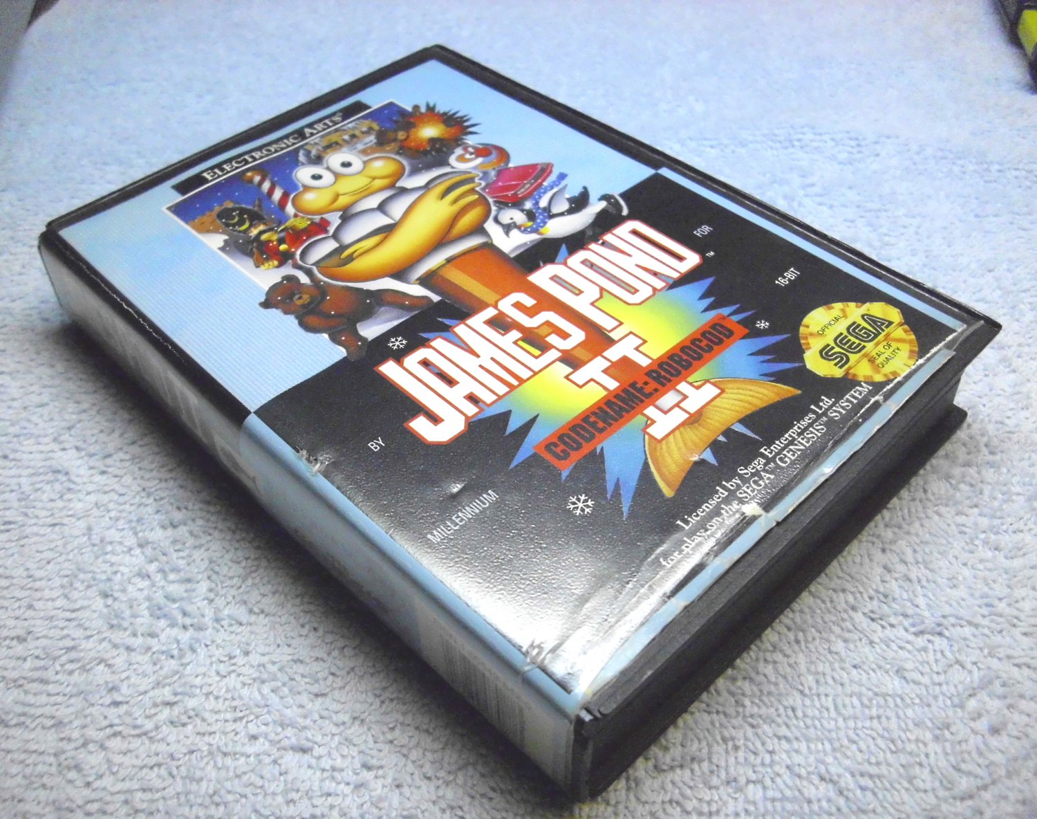 James Pond 2, codename Robocod sega Genesis video game cartridge and ...