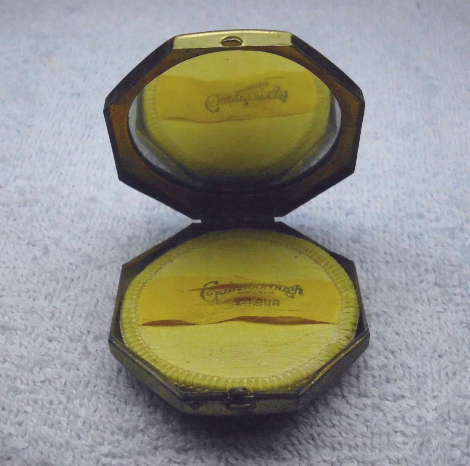 Vintage Gainsborough powder puff Vanity Compact, " Velour ", with