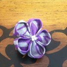 Purple and Gray Sakura Brooch
