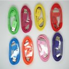 Free shipping colorful USB cable for iPhone 3/3gs/4/ipad1/ipad2