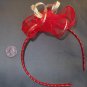 Red and Gold Christmas Headband