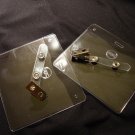 (1) ID badge Holder (1) ID Badge Clip with Strap