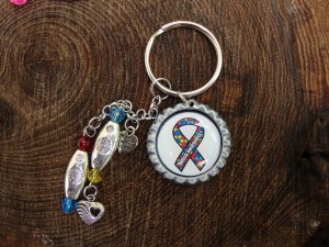 Austism Key Chain
