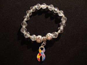 Clear Autism bracelet