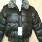 Brown Poly Puff Jacket ~ NWT ~ Juniors Size Small