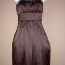 Brown Satin Dress~ Party ~Homecoming ~ NWT Size 7/8