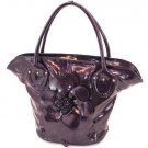 Deep Purple Flower Purse ~ NWT ~ Great for Winter