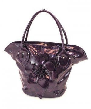 Deep Purple Flower Purse ~ NWT ~ Great for Winter
