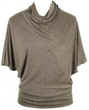 Flutter Sleeve Knit Top~ Black, Teal, Gray or Khaki