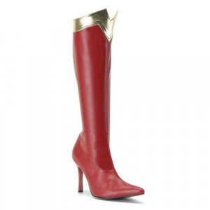 Red Super Hero Boots~ Wonder Woman Boots ~ Costume Boots ~ 3 3/4" Heel